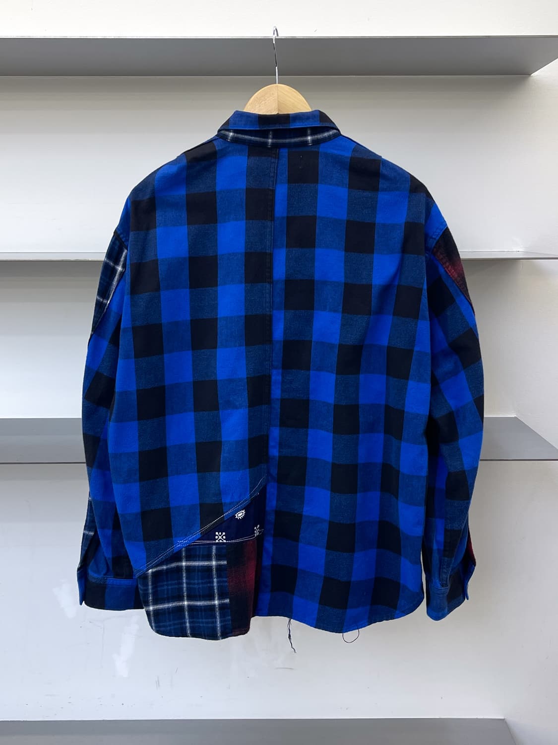 세브식 리메이크 플란넬 체크 셔츠 상품이미지3