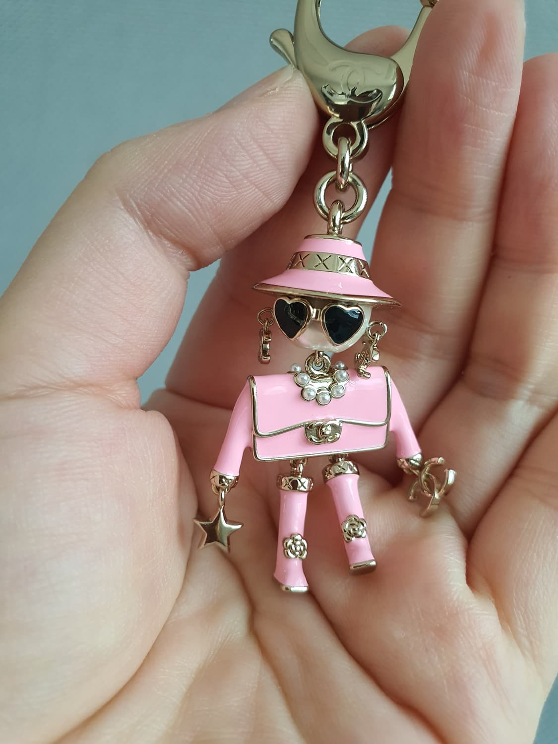 샤넬키링 샤넬백참 샤넬로봇키링 백참 새상품 최최최최상 상품이미지1