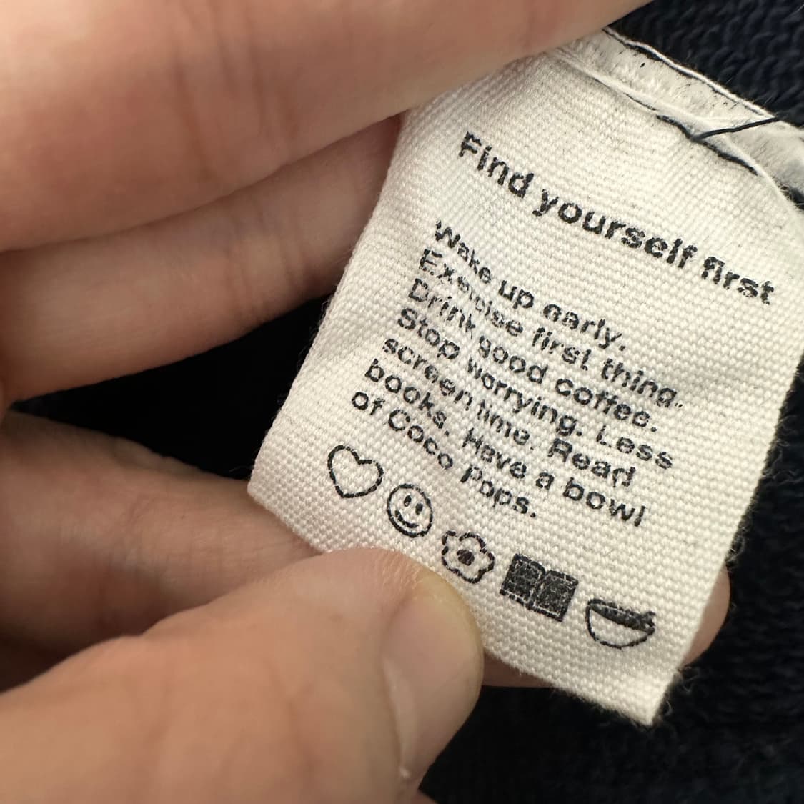 PREVAIL 프리베일 여성 하프넥 맨투맨 네이비 상품이미지8