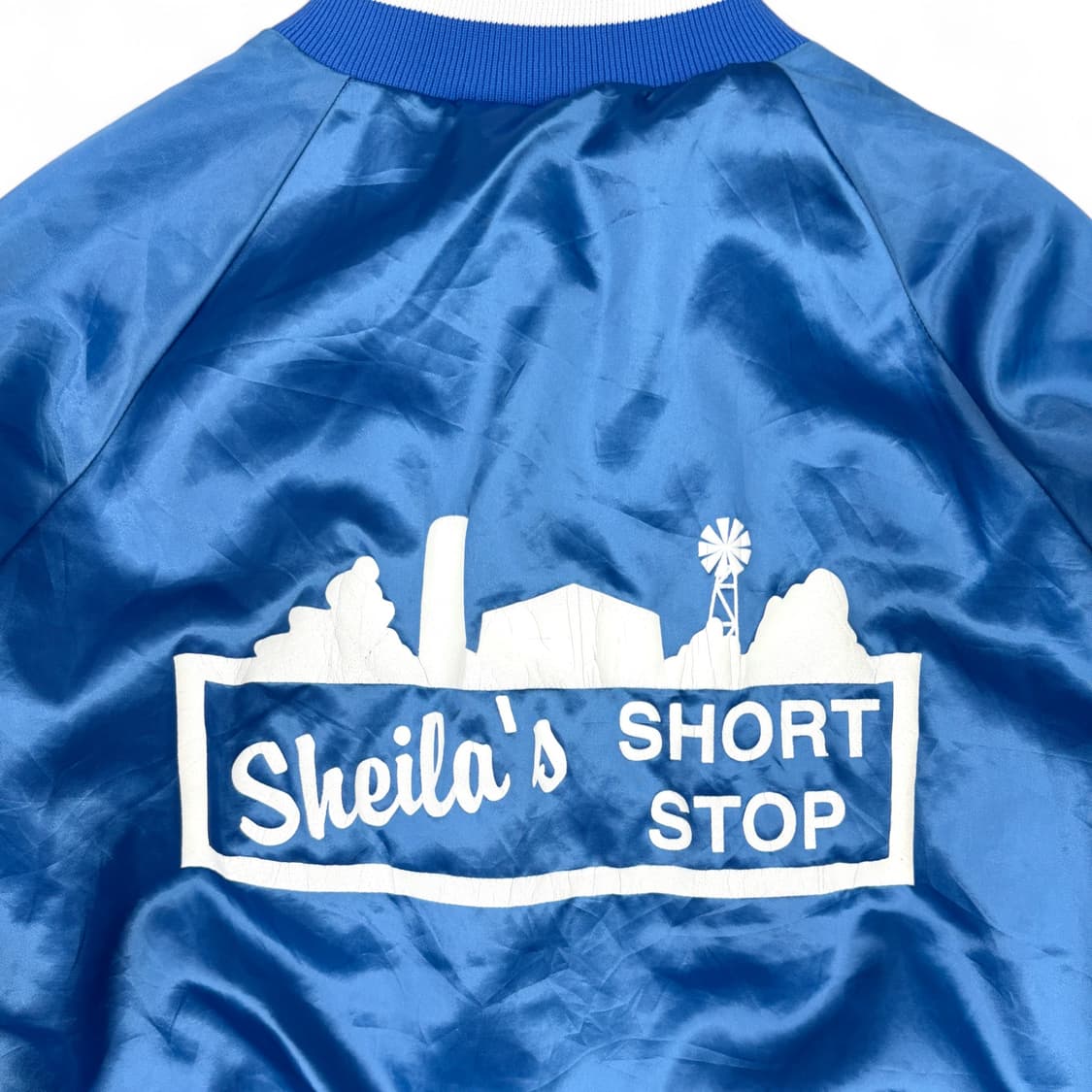 90's Sheila's Short Stop 사틴 자켓 상품이미지3