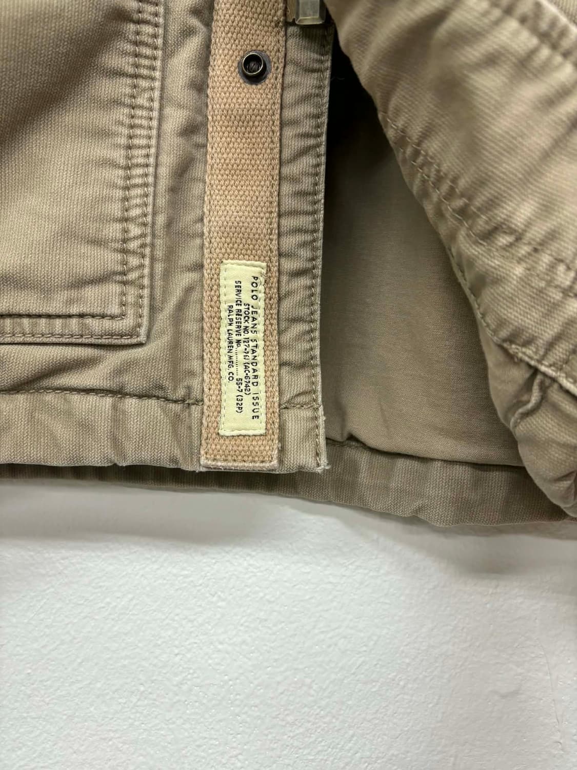[M] 폴로 랄프로렌 진스 베이지 코튼 헌팅 필드 자켓 상품이미지5