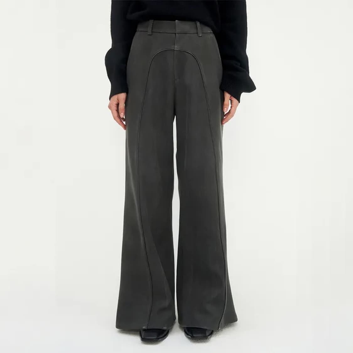 (새상품,풀세트)트리밍버드 스웨이드 셋업 상품이미지6