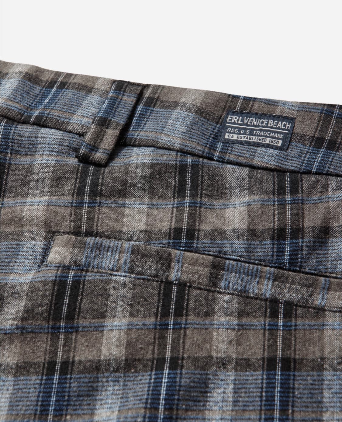(새상품) [M] 26SS ERL Shorts Grey Check 상품이미지3