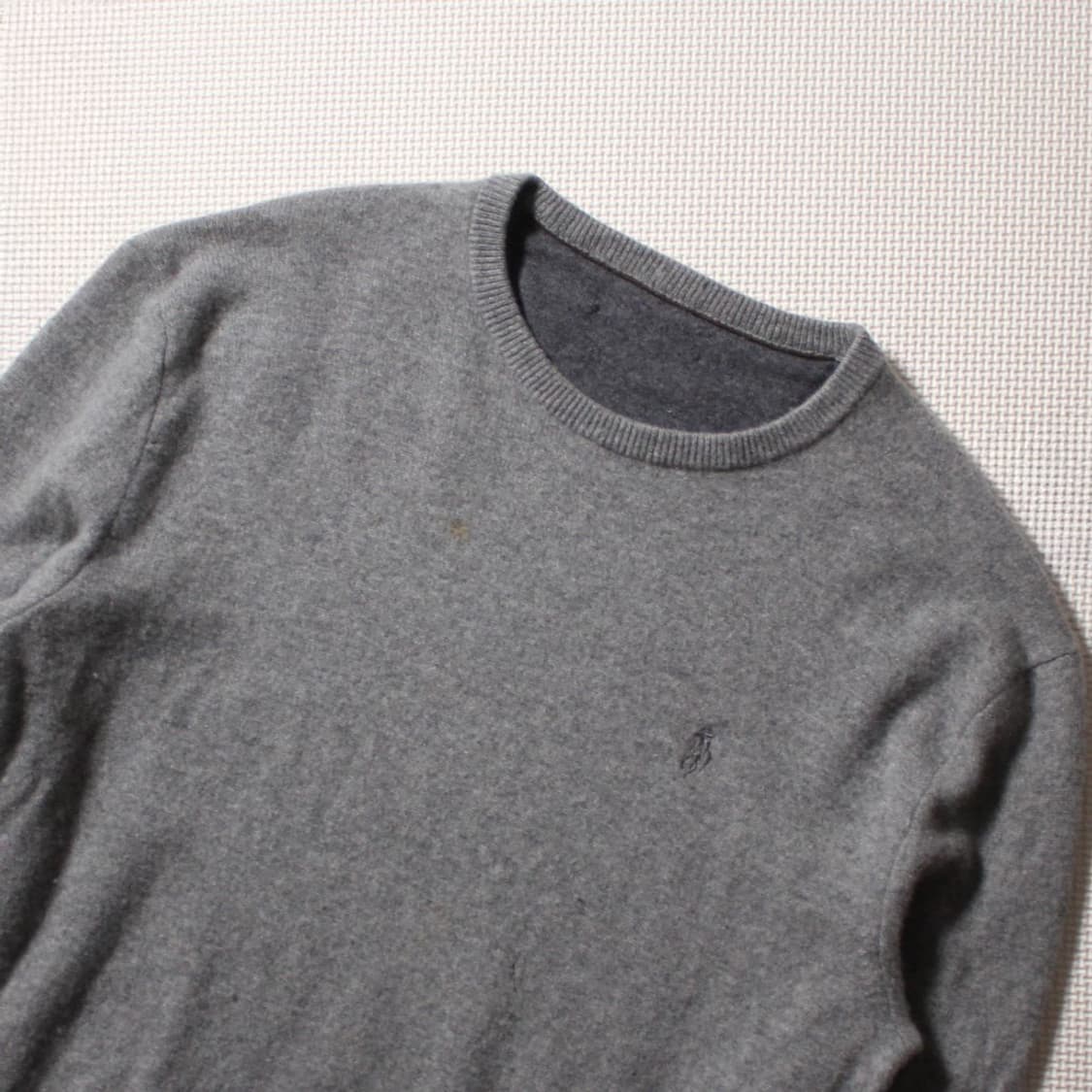 Polo 폴로 랄프로렌 라운드 그레이 니트 상품이미지3
