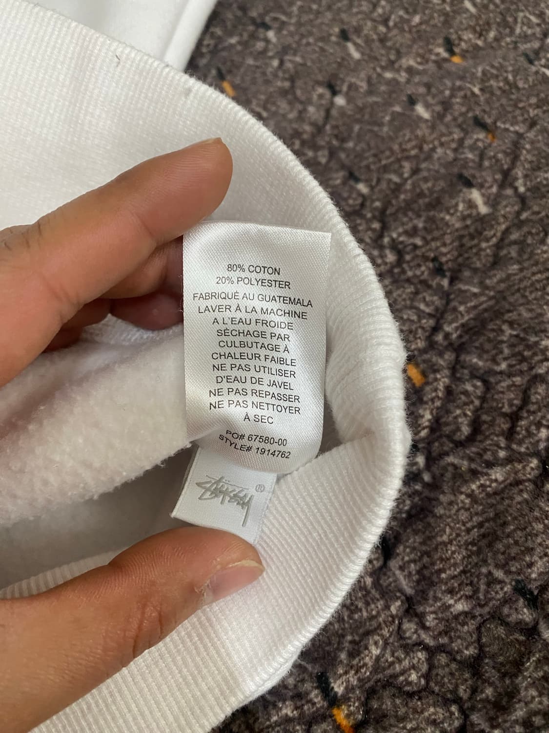 스투시 흰색 맨투맨 XL 상품이미지5