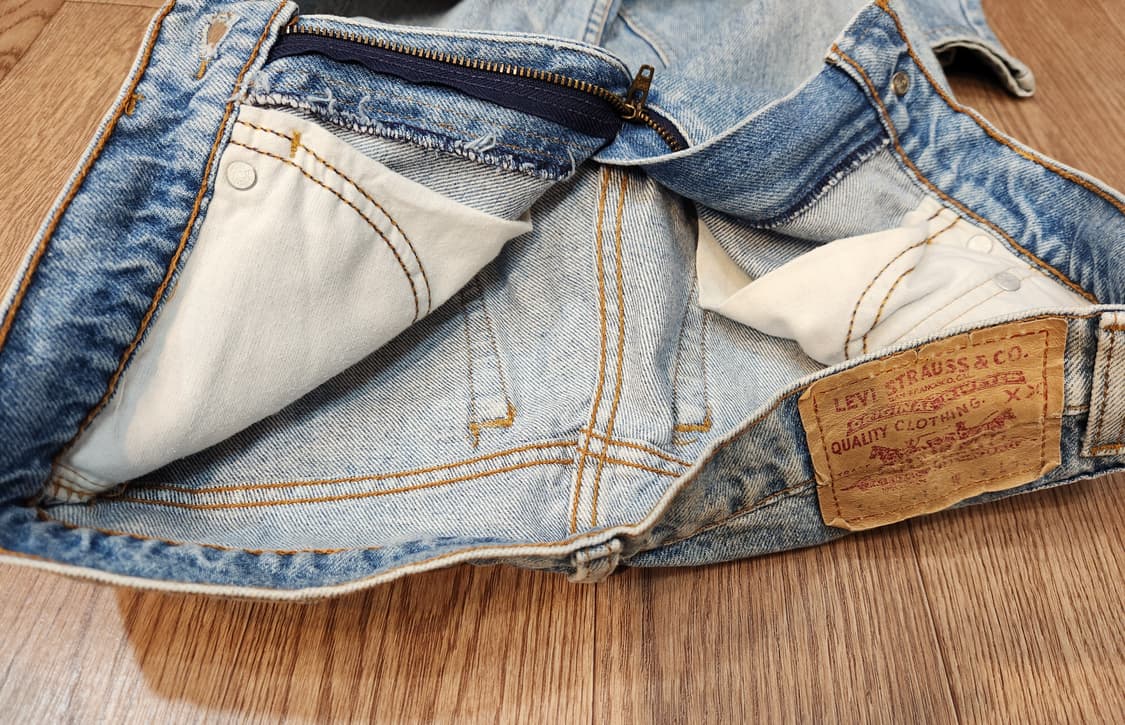 26-27) 90s 리바이스 606-02 빈티지 데님 팬츠 상품이미지8