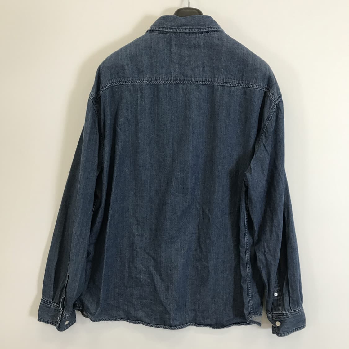 무신사스탠다드 릴렉스드 데님셔츠 미디엄인디고 [2XL] 상품이미지4