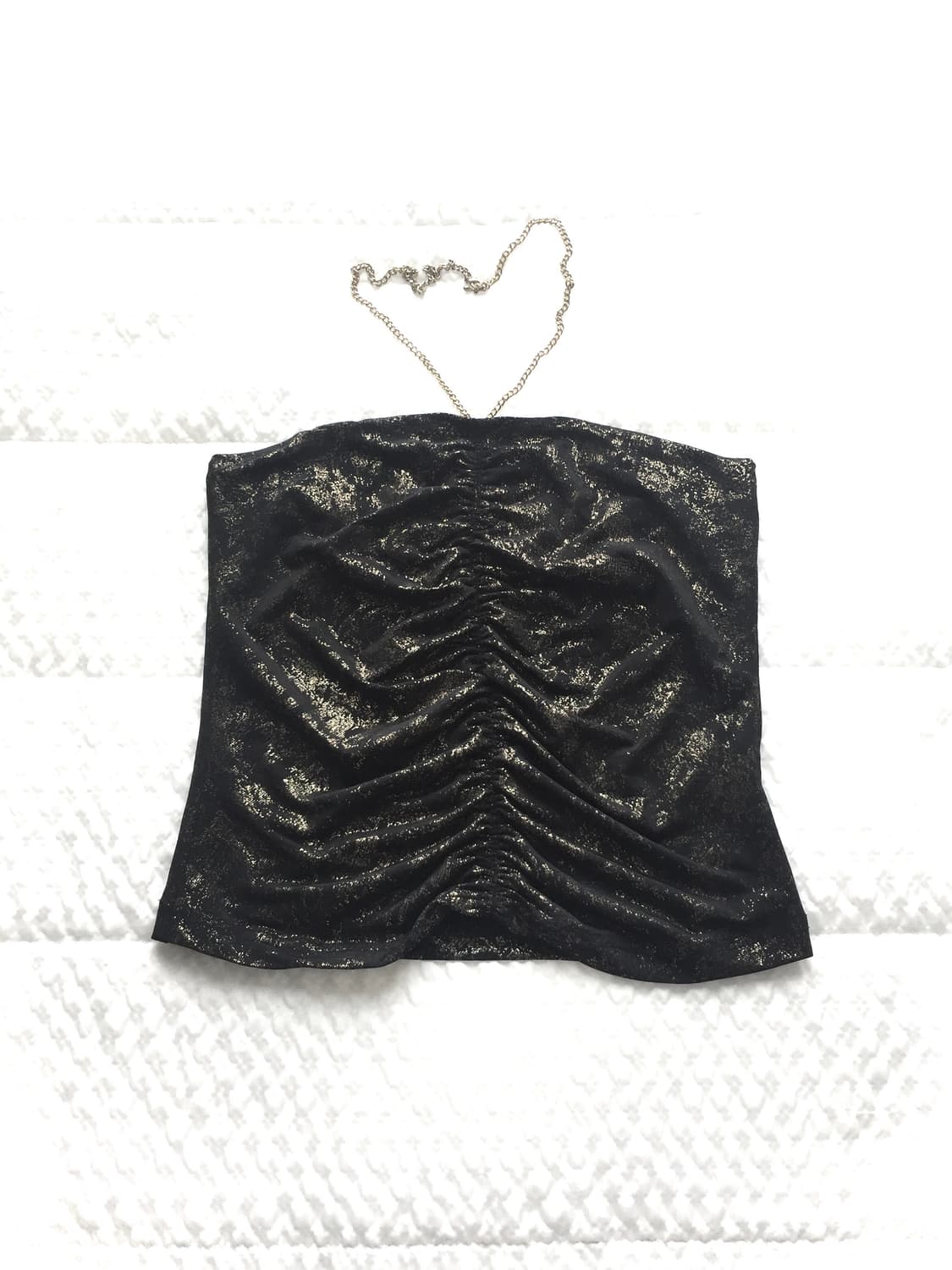 Gyaru Chain Halter Top 오네갸루 체인 홀터 탑 상품이미지2