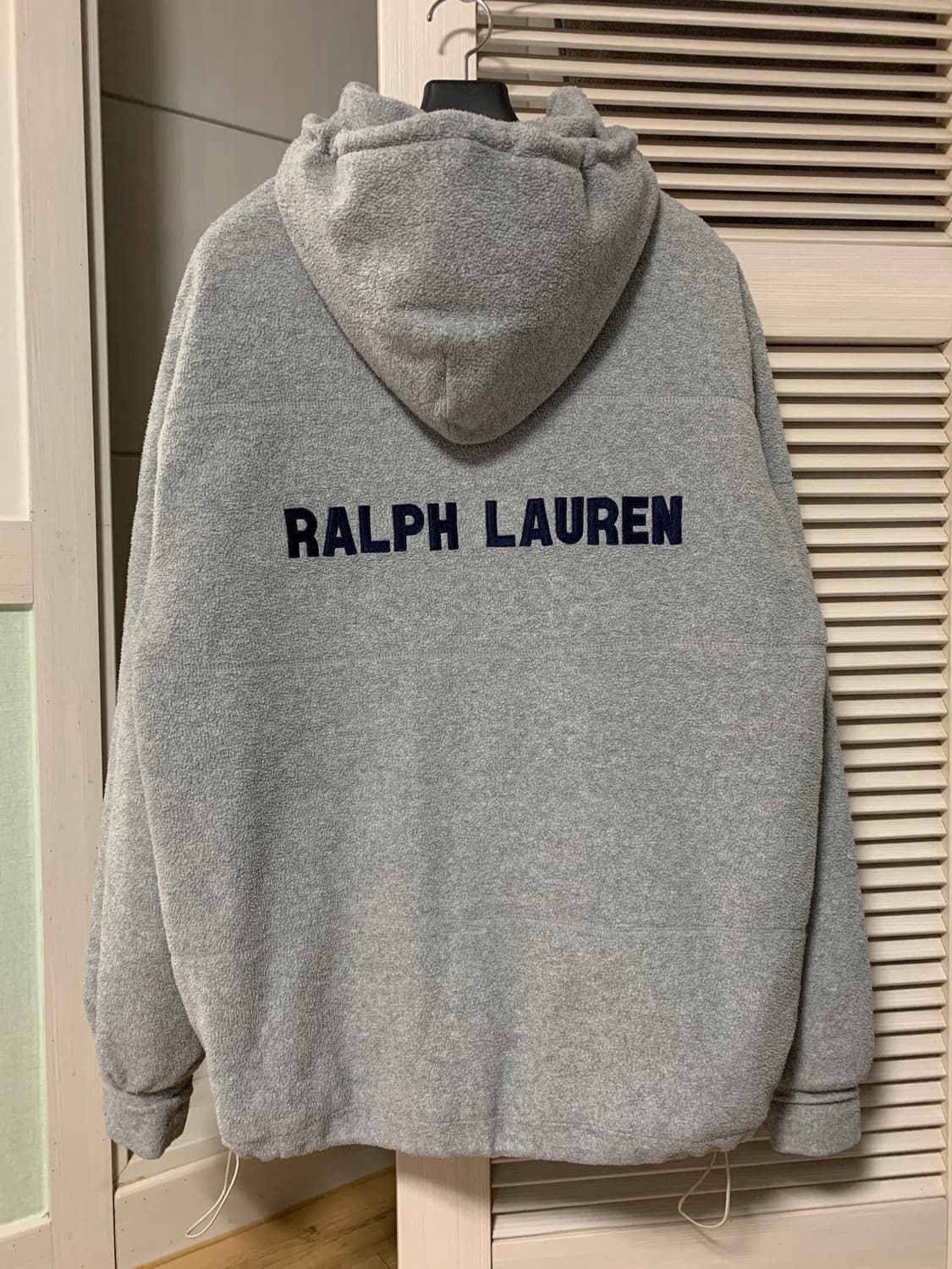 폴로 90s 스펠아웃 오버핏 후드집업 상품이미지1