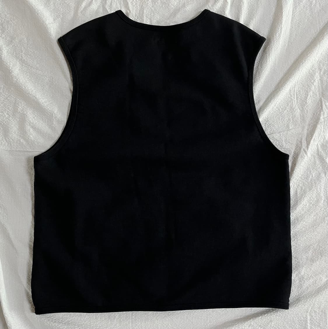 (L)슈프림 스몰박스로고 집업 스웻 베스트 (블랙) 상품이미지6