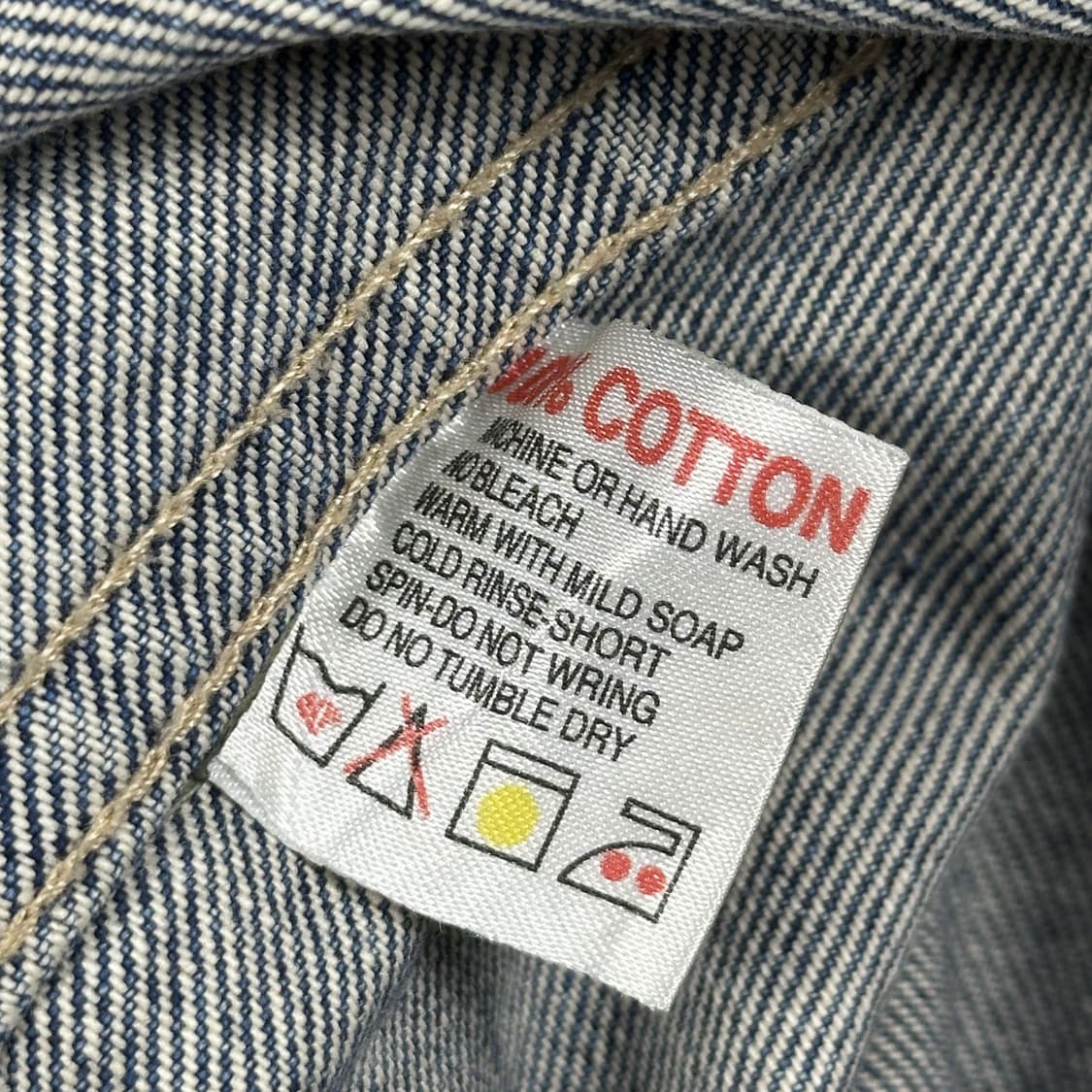 VTG 빈티지 디즈니 미키마우스 트러커 데님자켓 (S 여성추천) 상품이미지9