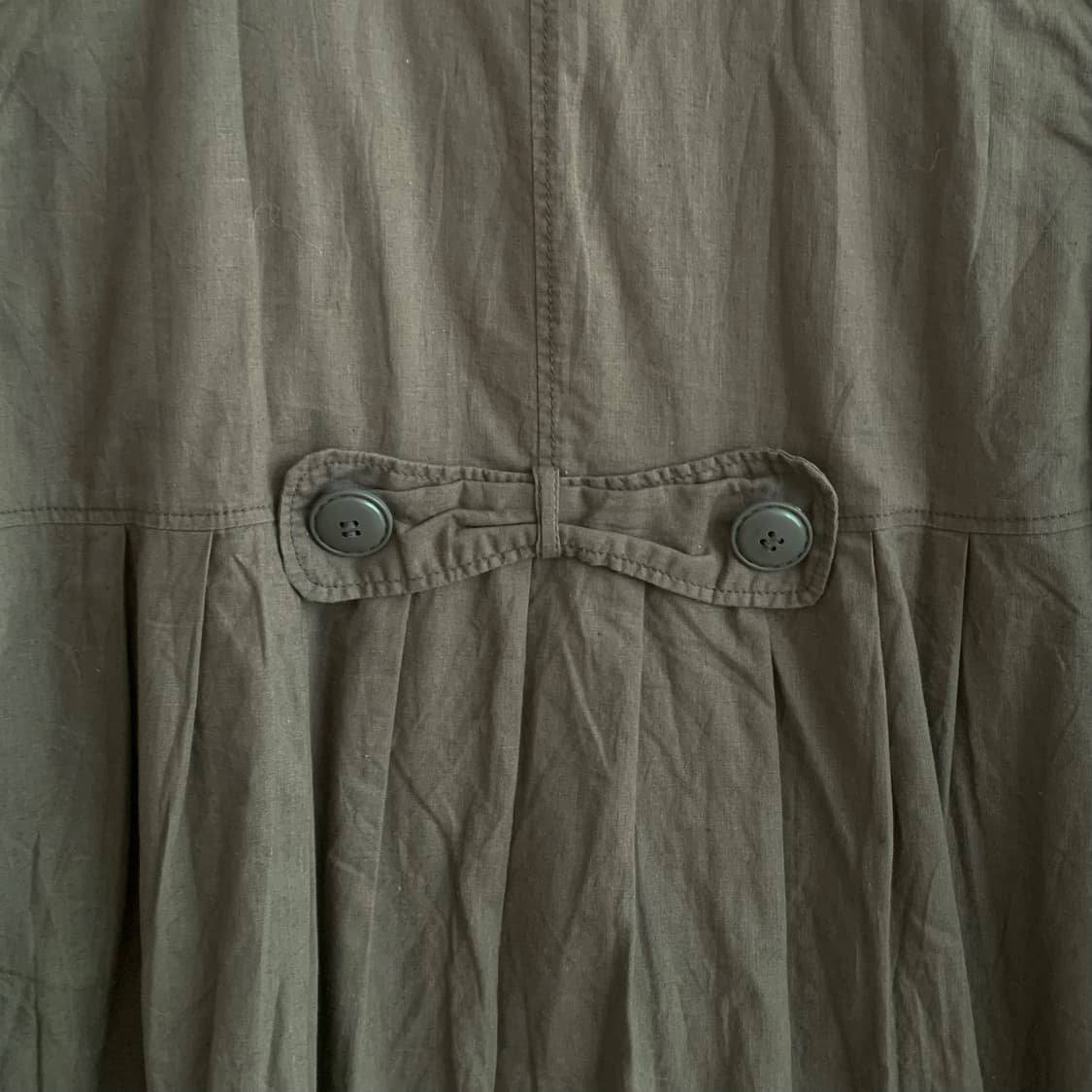 [빈티지] 모리걸 카키 브라운 야상 코트 상품이미지2