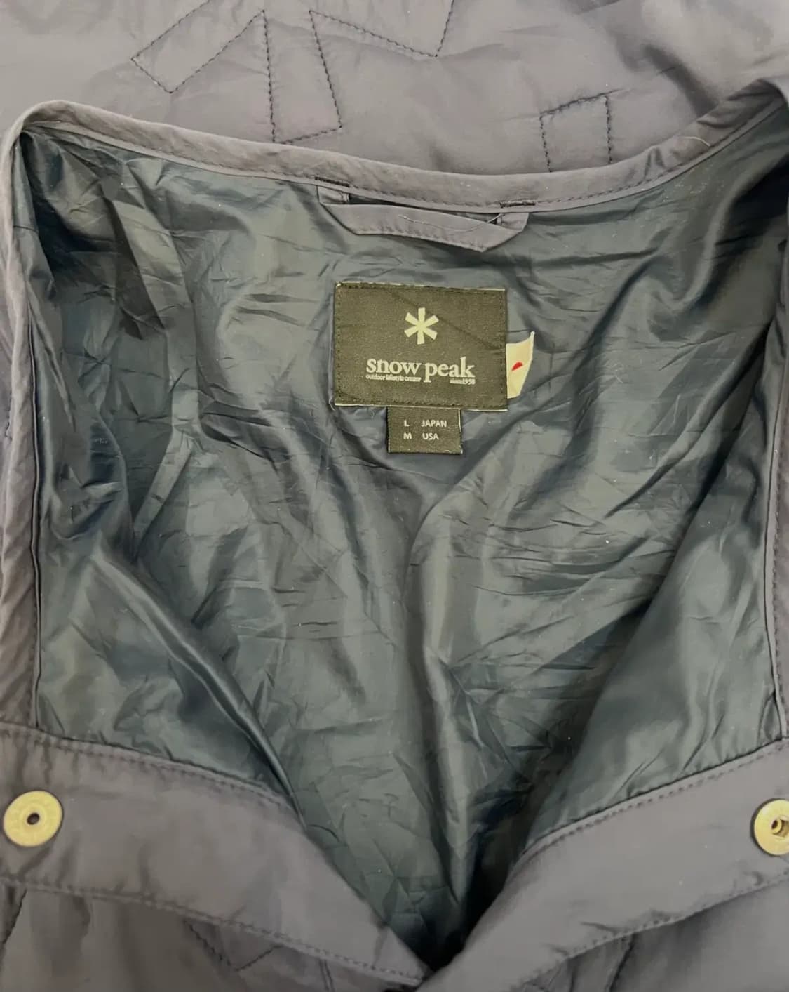 스노우피크 남성 네이비 경량패딩누빔점퍼
 상품이미지3