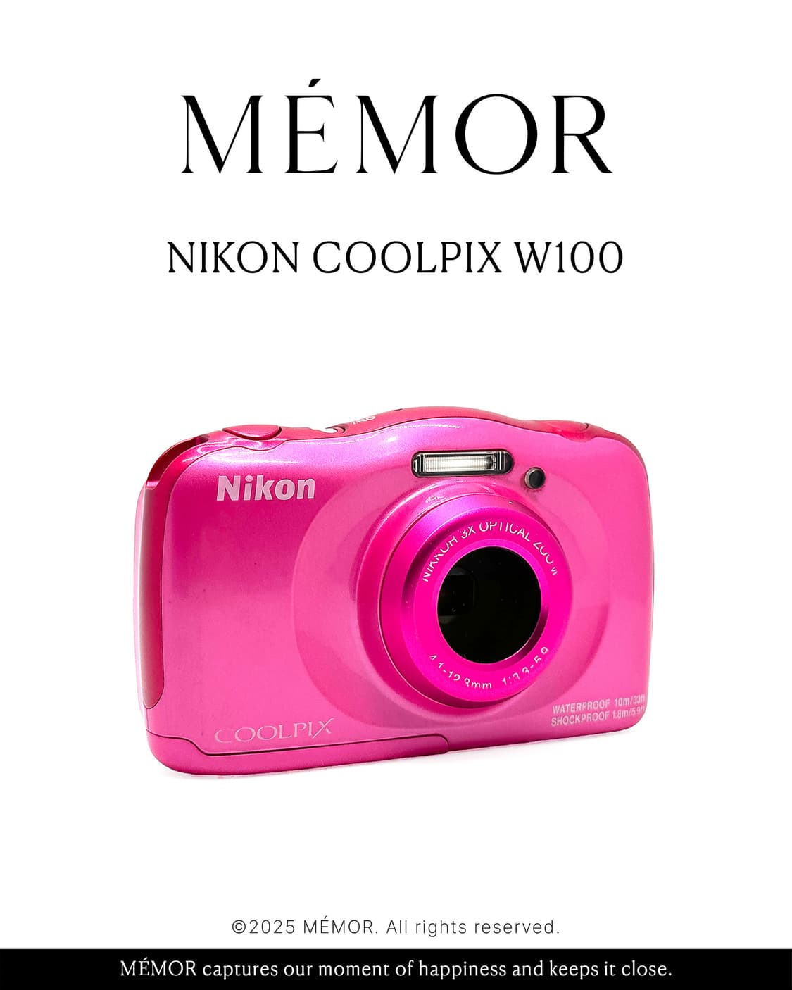 찰스엔터님사용/방수기능💦NIKON COOLPIX W100 니콘디카 상품이미지2
