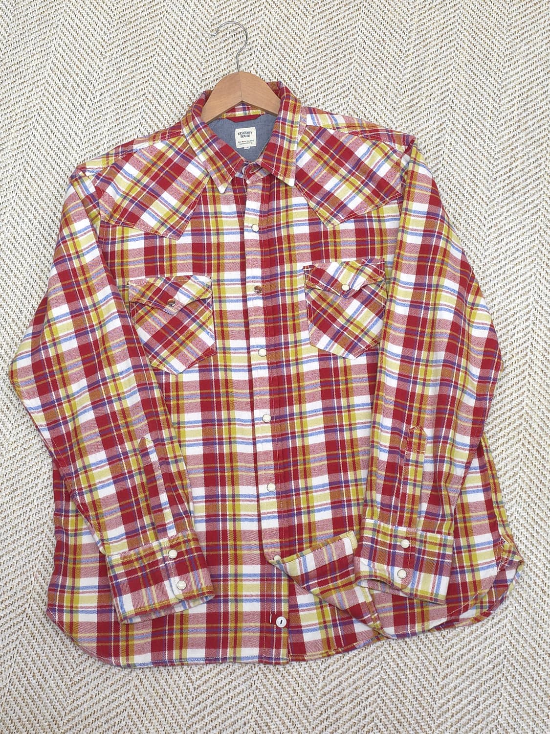 일본브랜드 KEARNEY HOUSE 웨스턴 플란넬 셔츠 LL 상품이미지2