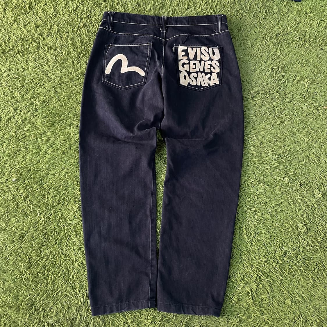 에비수 백로고 데님팬츠 상품이미지6