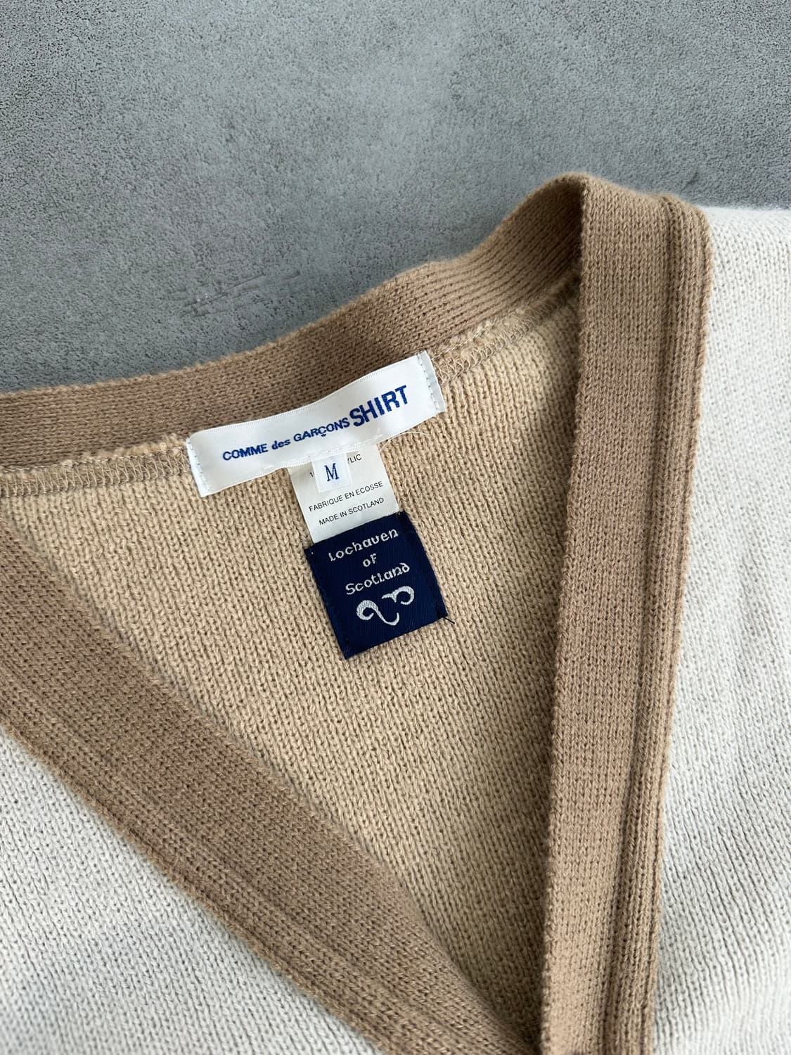 꼼데가르송 shirt 브라운 가디건 상품이미지2