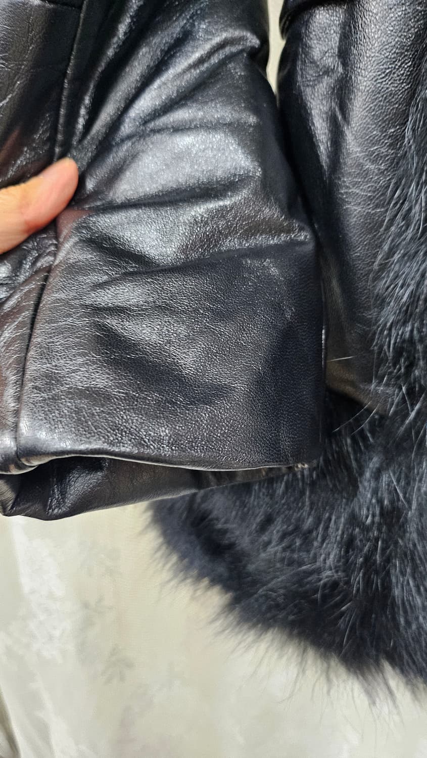 헤스티지 양가죽 퍼자켓 상품이미지4