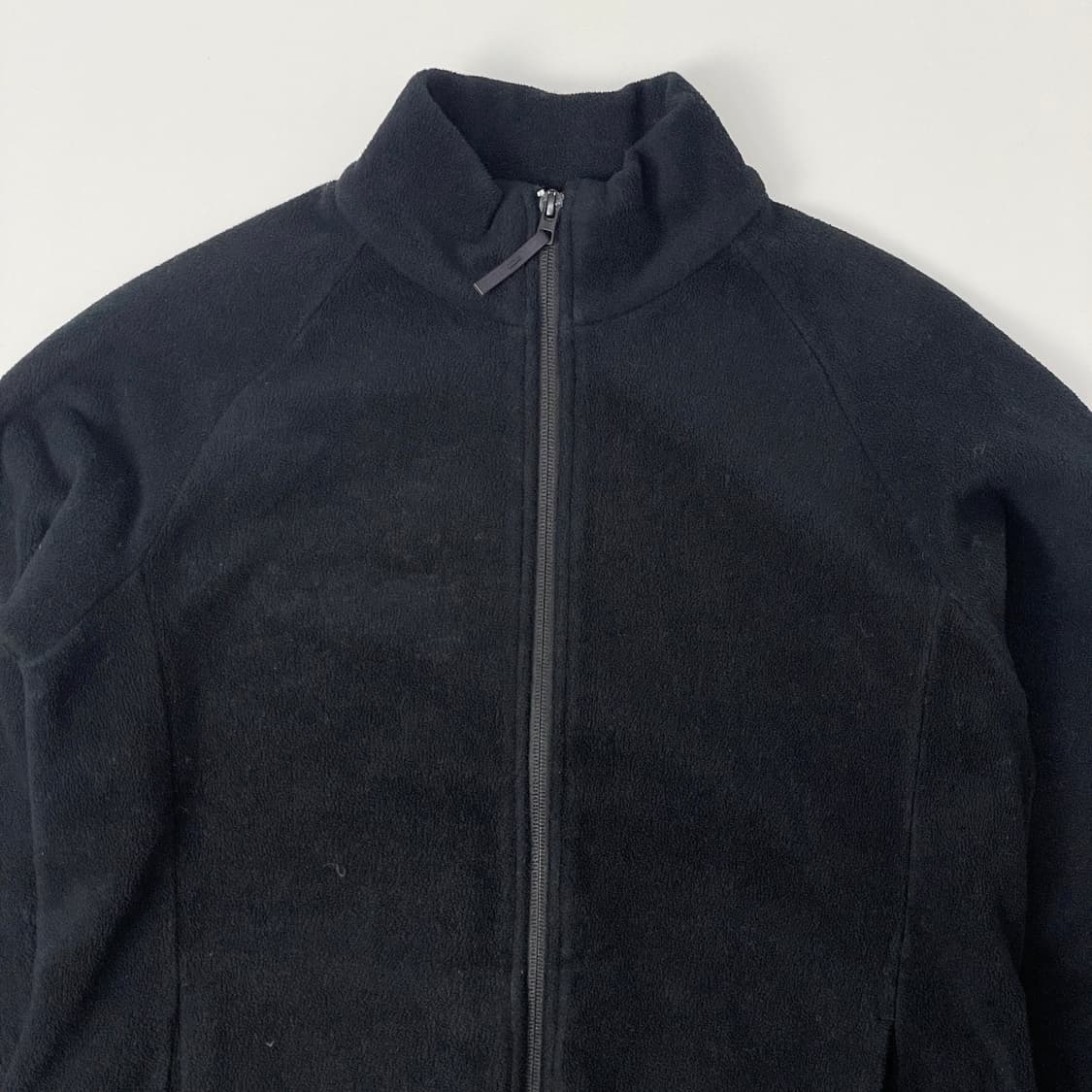 유니클로 블랙 여성 플리스 집업 자켓 상품이미지2