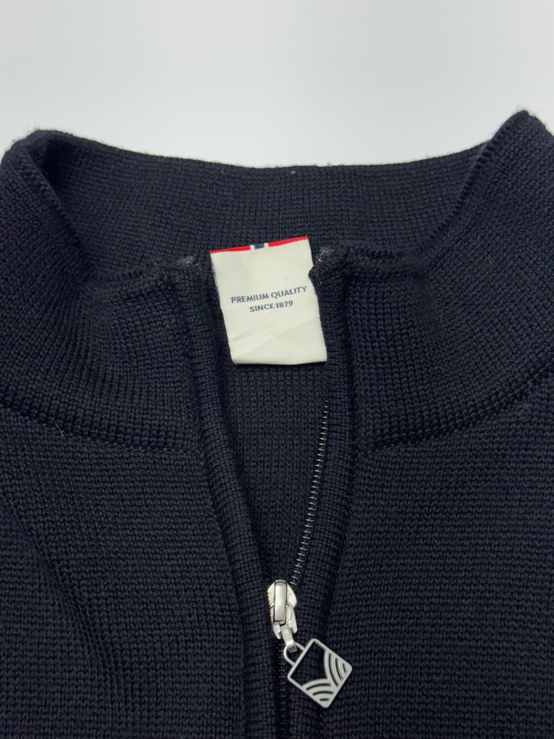 데일오브노르웨이 100% WOOL 쿼터 집업 니트 L 상품이미지6