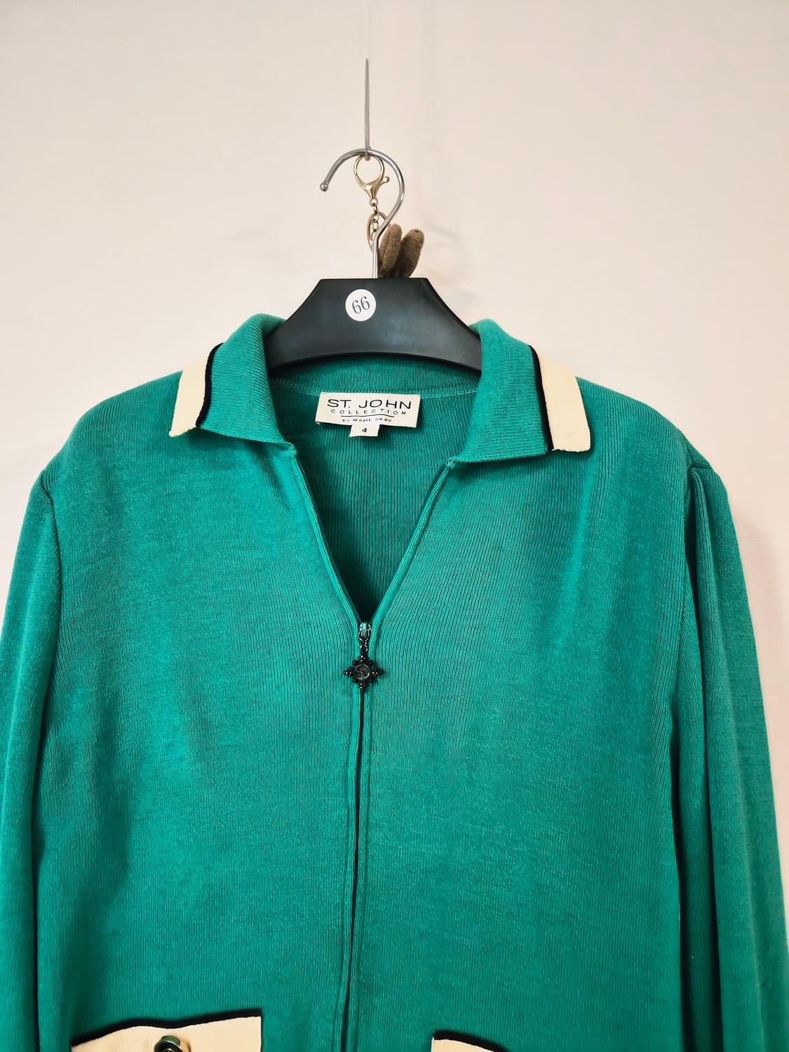 [정품] 센존(St. John) 컬렉션 지퍼 니트 자켓 (사이즈 4) 상품이미지3