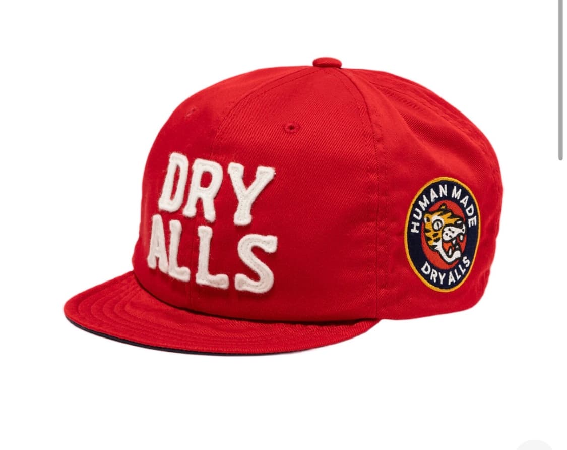 (새상품, 최근발매) 휴먼 메이드 베이스볼 캡 레드 상품이미지1