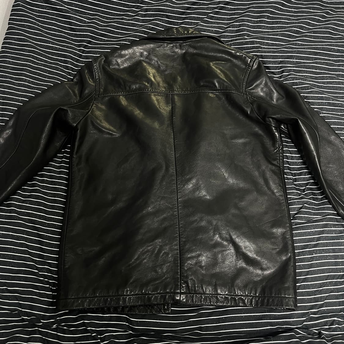 올드갭 레더 카코트 M블랙 상품이미지2