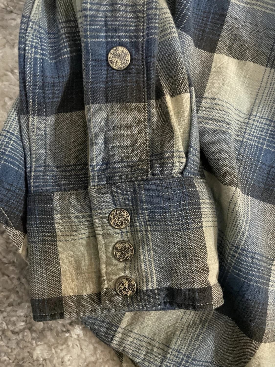 RRL 더블알엘 플래드 트윌 웨스턴 셔츠 상품이미지5