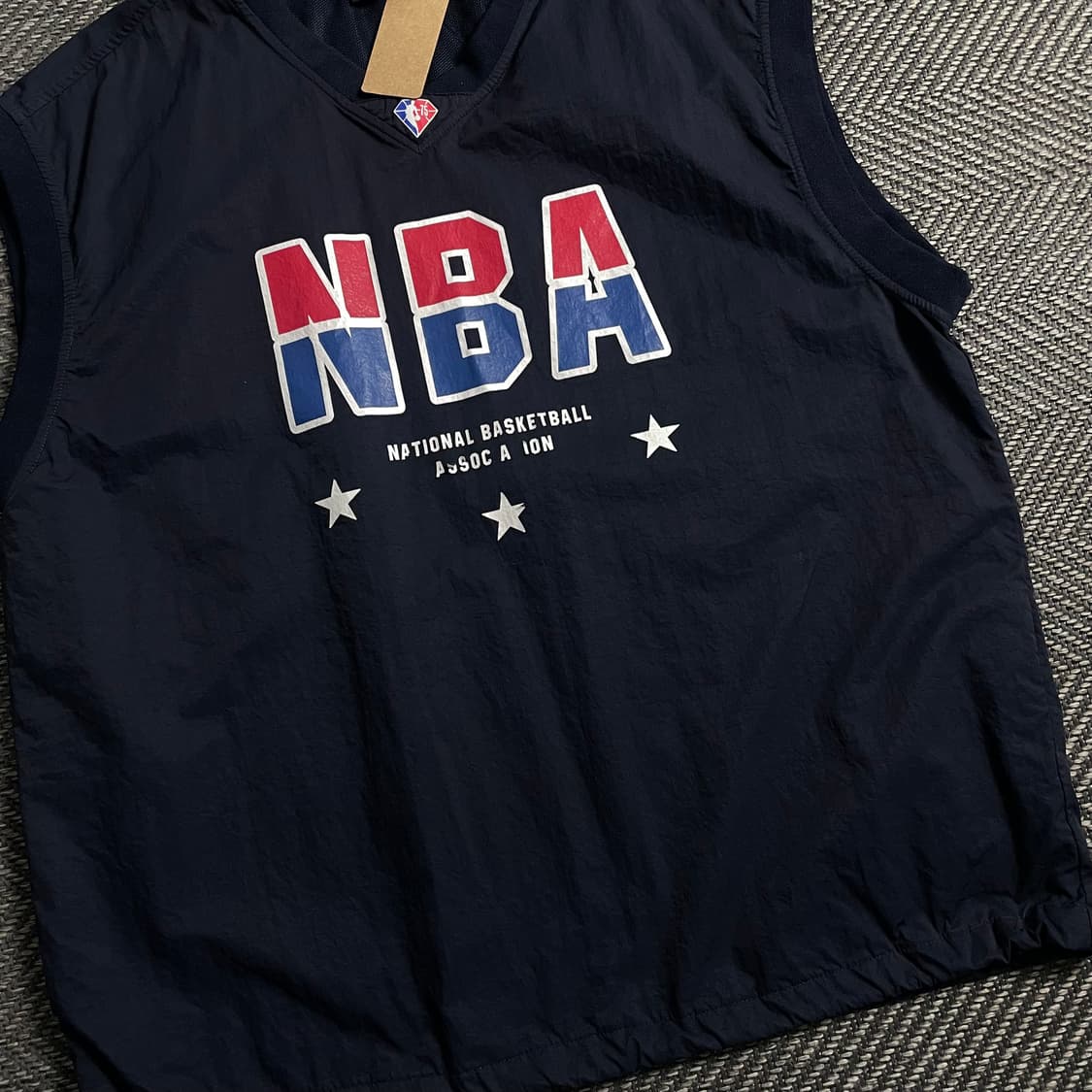 NBA 빅로고 나일론 우븐 웜업 베스트y 4638 상품이미지3