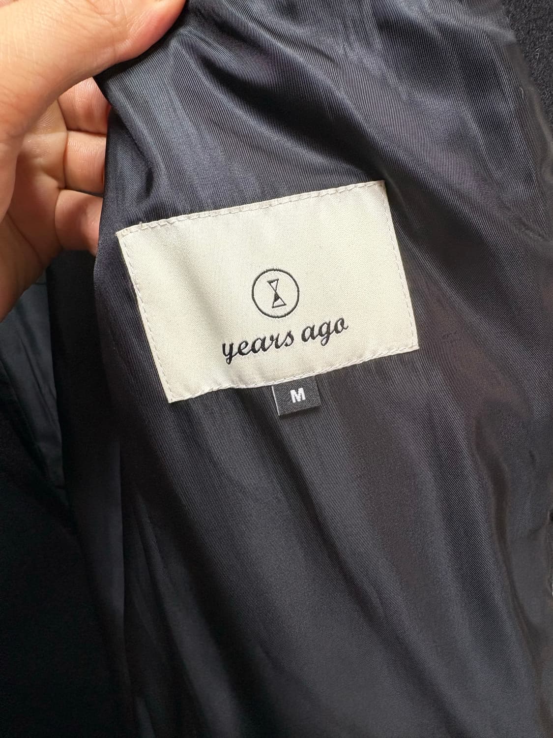 Yearsago 타임리프 블랙코트 상품이미지5