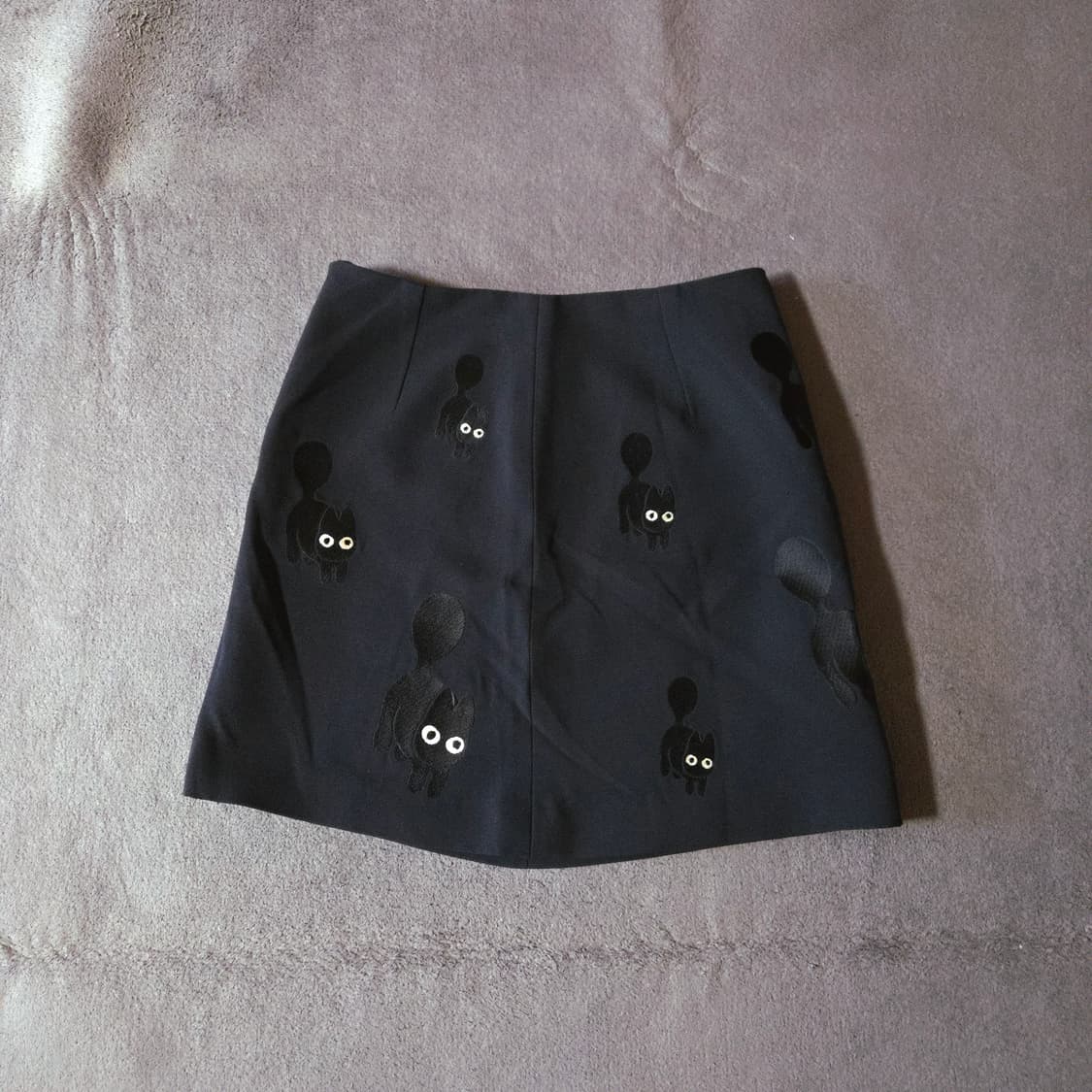 빅토리아베컴 캣 스커트 치마 다크네이비 상품이미지1