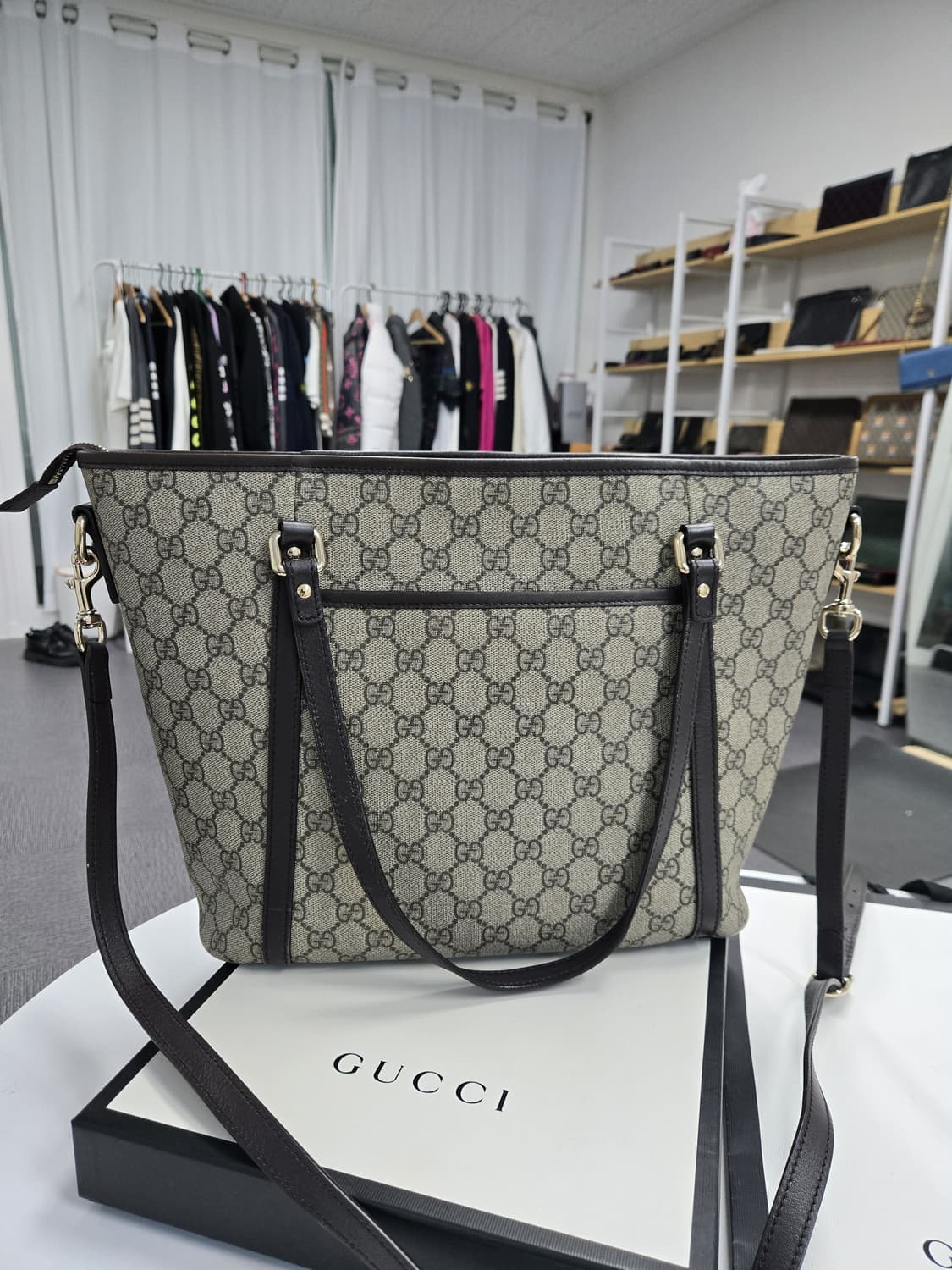 [A급컨디션]구찌 시그니처 토트 숄더백 상품이미지2