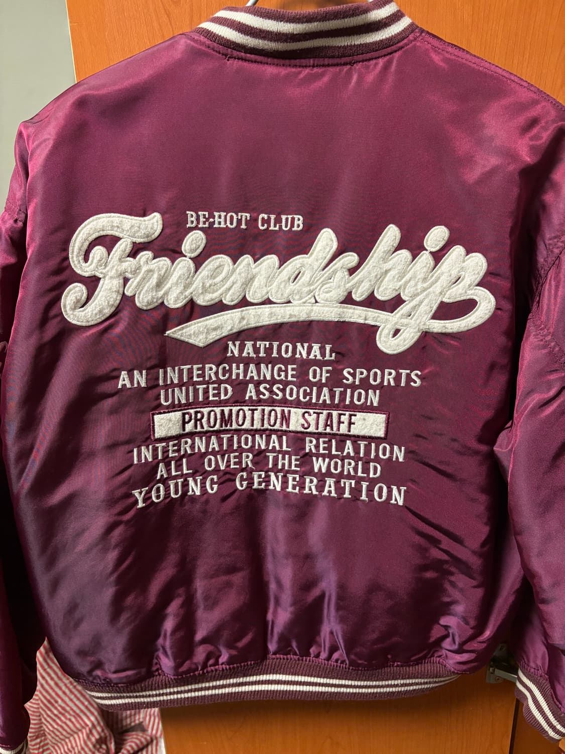 빈티지 바시티 자켓 상품이미지1