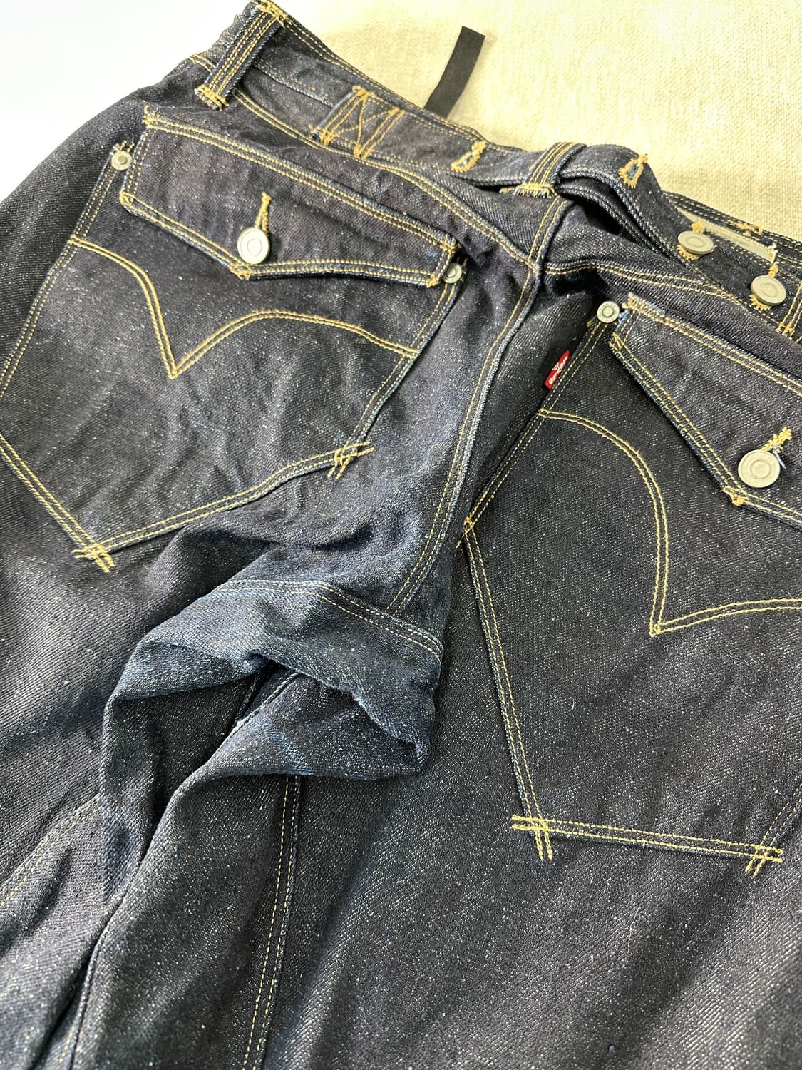 34 리바이스 00s 엔지니어드 진 3RD 백신치 진청 데님 팬츠 상품이미지6