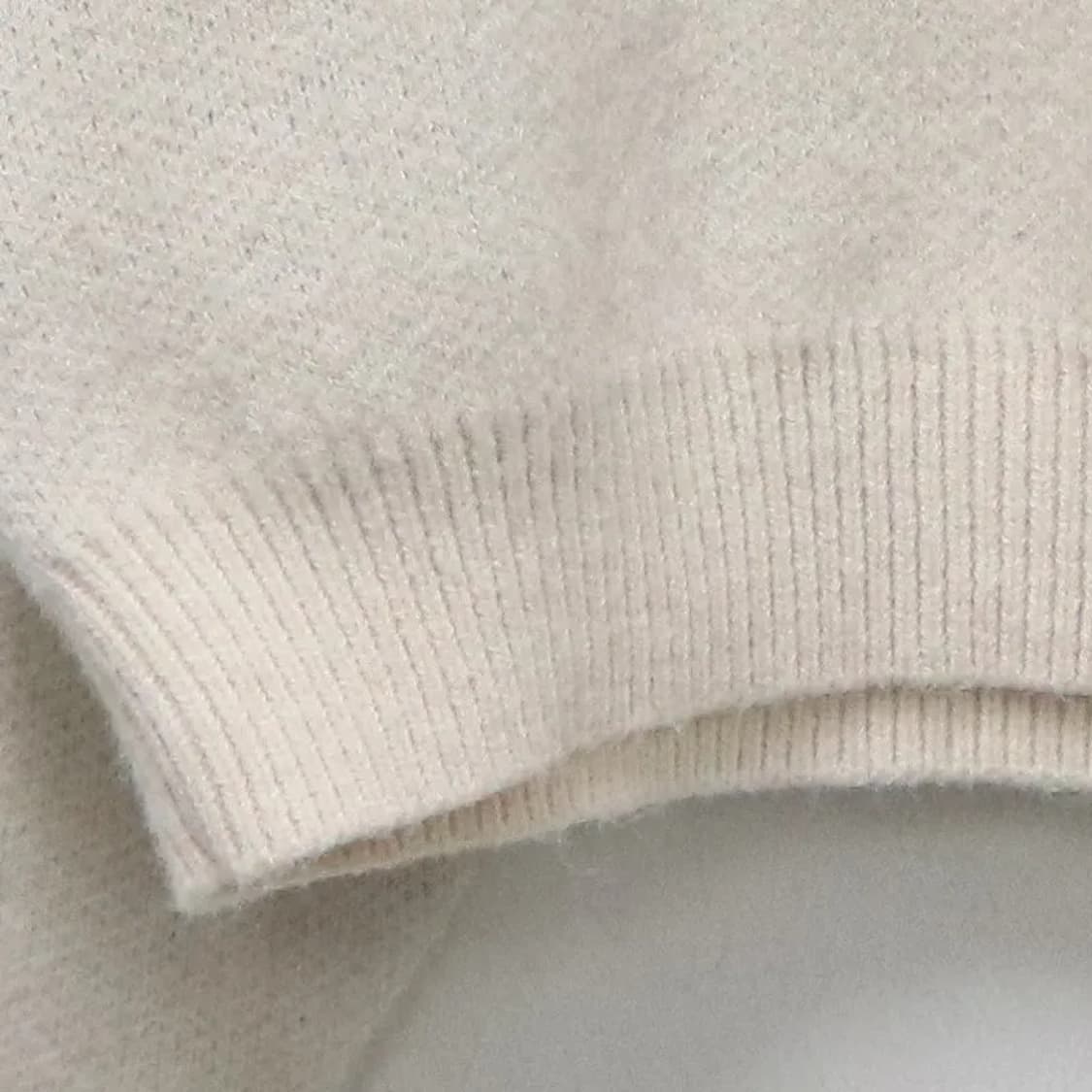 CHICO 셔츠레이어드 로고 니트 60242 상품이미지4