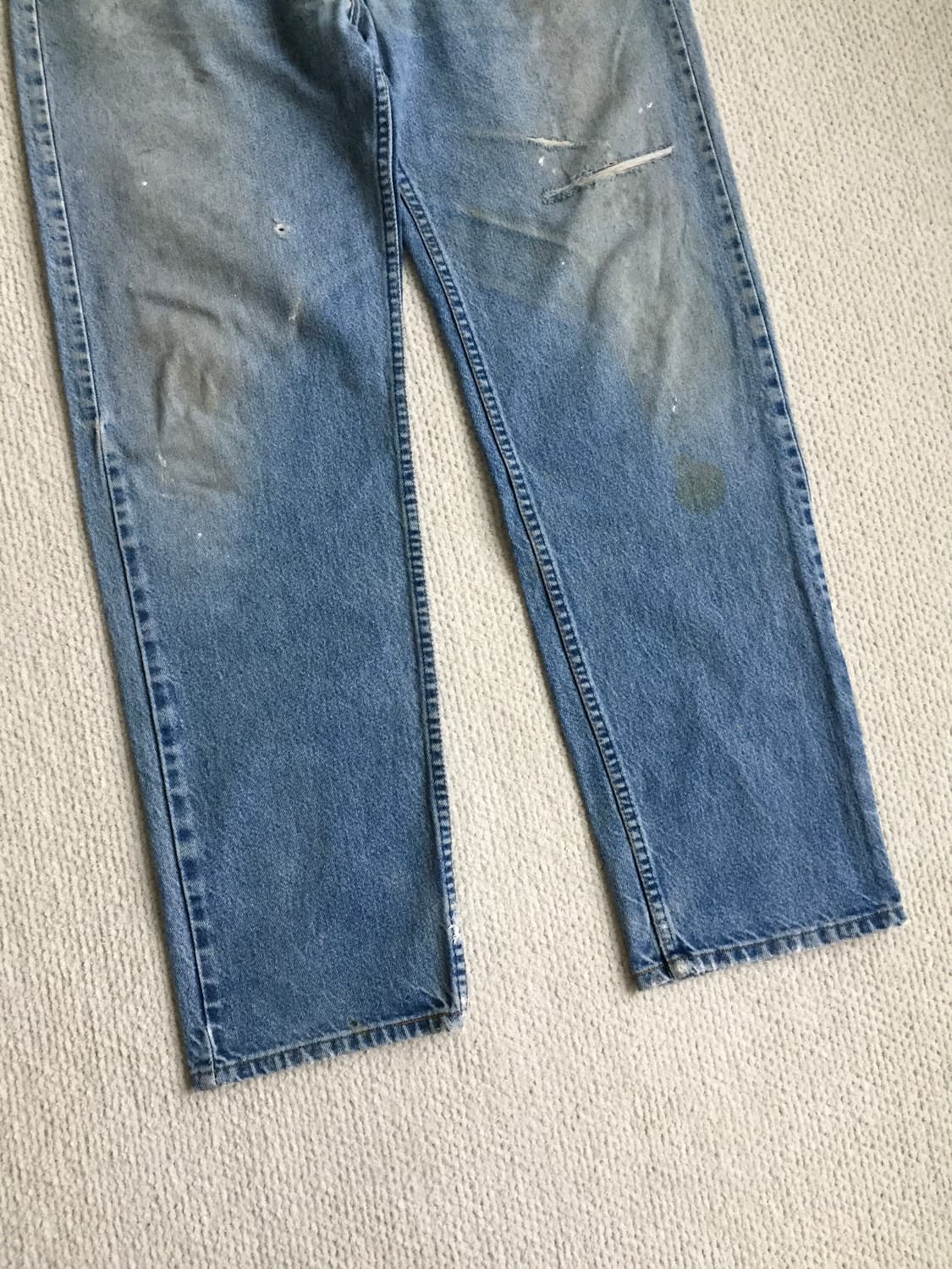 80‘s levis 505 레귤러 스트레이트 블랭크탭 굿에이징 상품이미지4