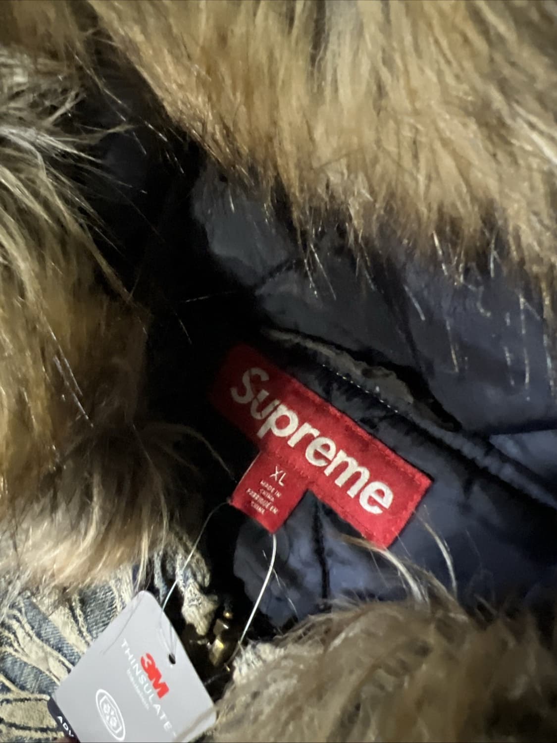 슈프림 반다나 자카드 데님 후드집업 워크 자켓 상품이미지4