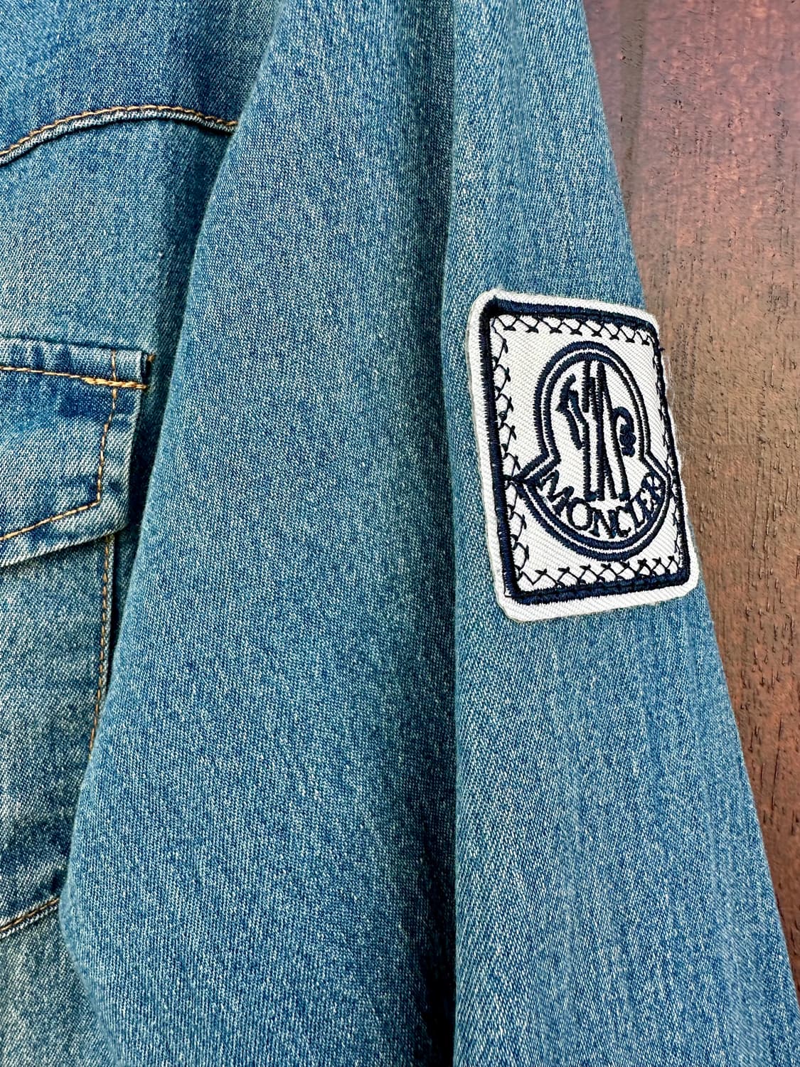 Moncler Gamme Bleu 데님 셔츠  상품이미지4