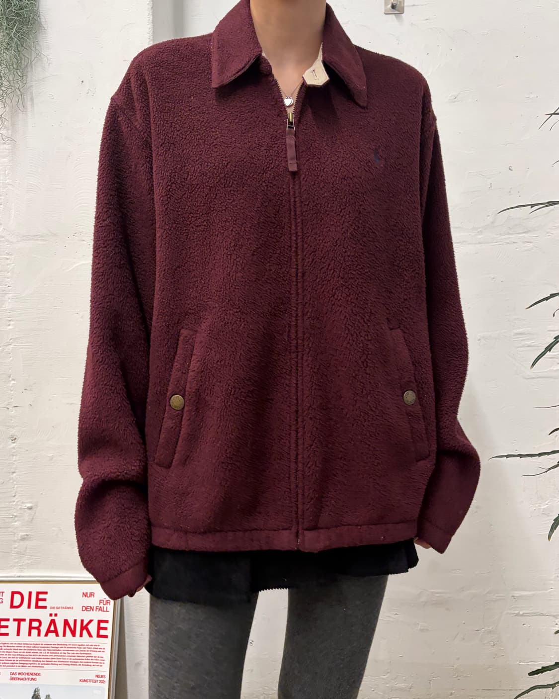 폴로 랄프로렌 후리스 블루종 상품이미지5