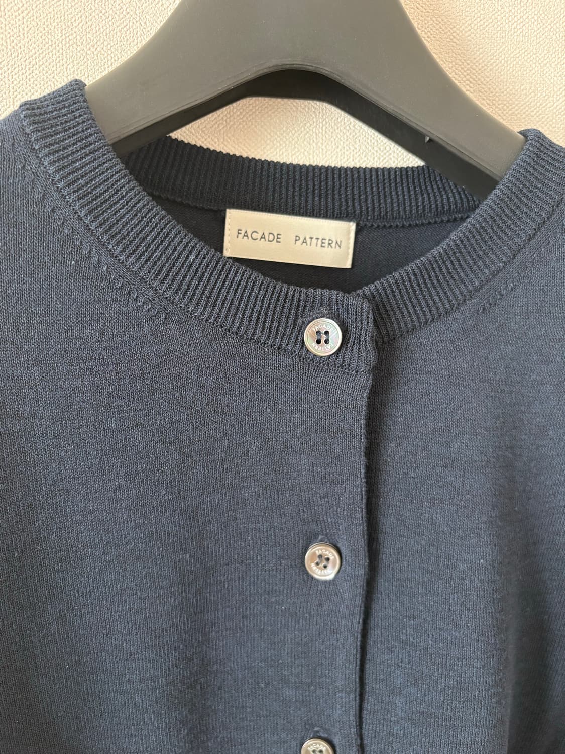 파사드패턴 페이퍼 가디건 상품이미지3