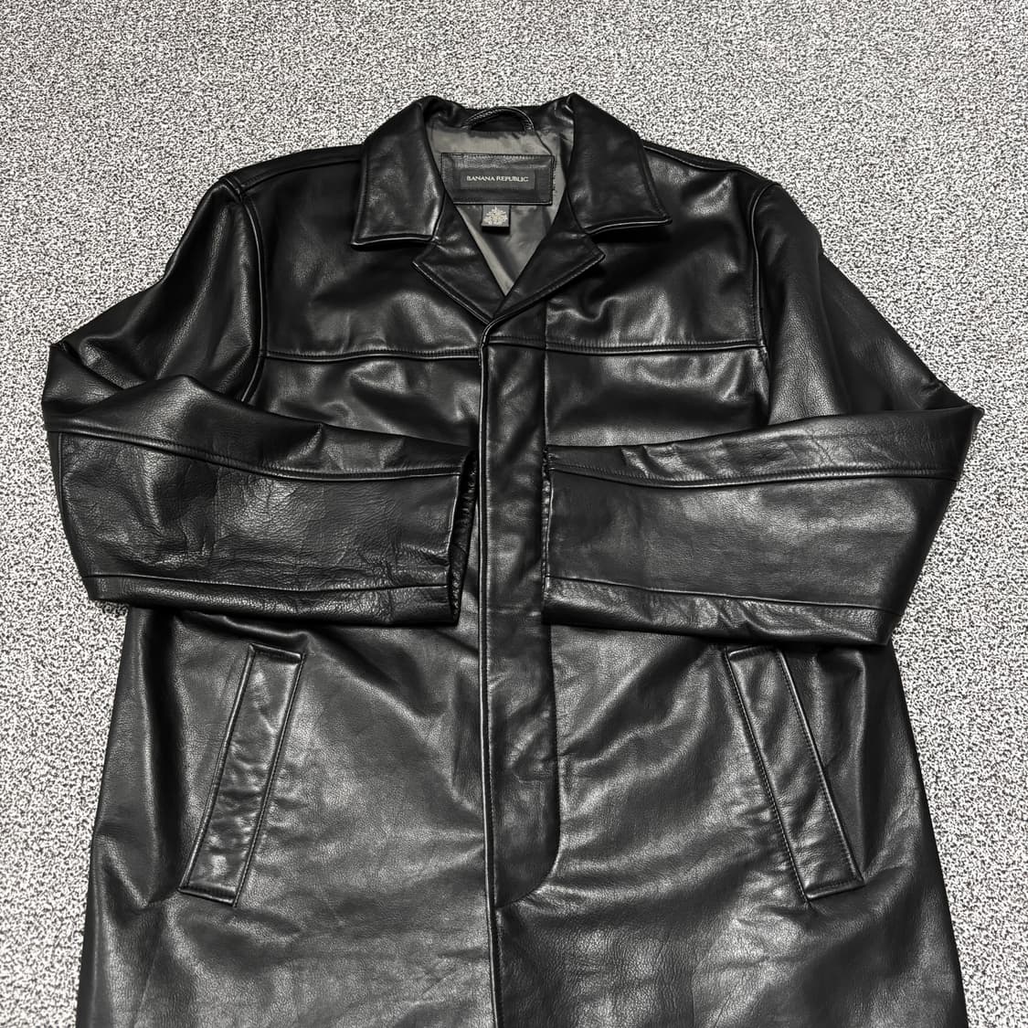 바나나 리퍼블릭 레더 카코트 가죽자켓 상품이미지6