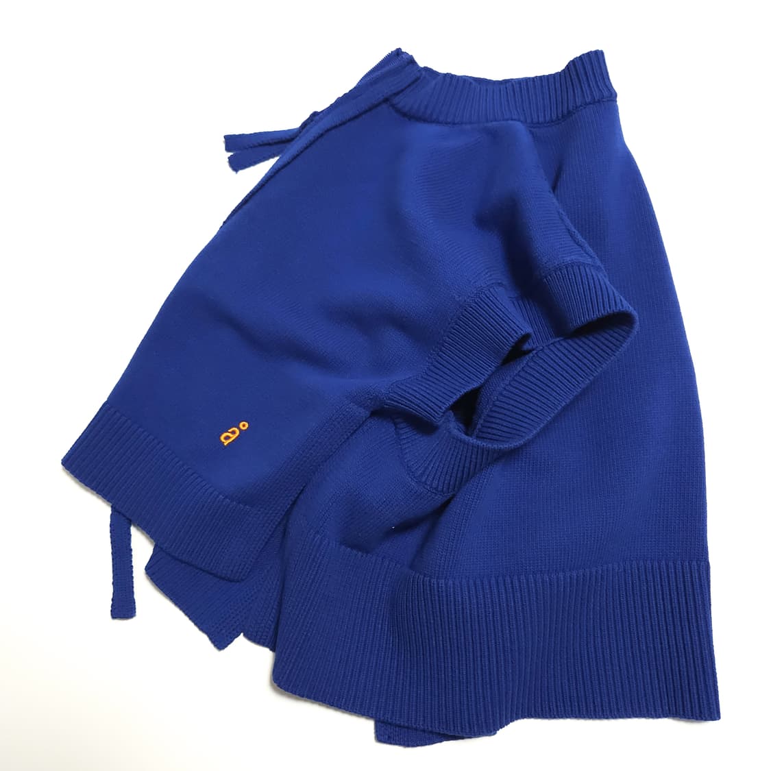 나곤스탄스 컷아웃 크롭 집업 베스트 블루 미디움 상품이미지2