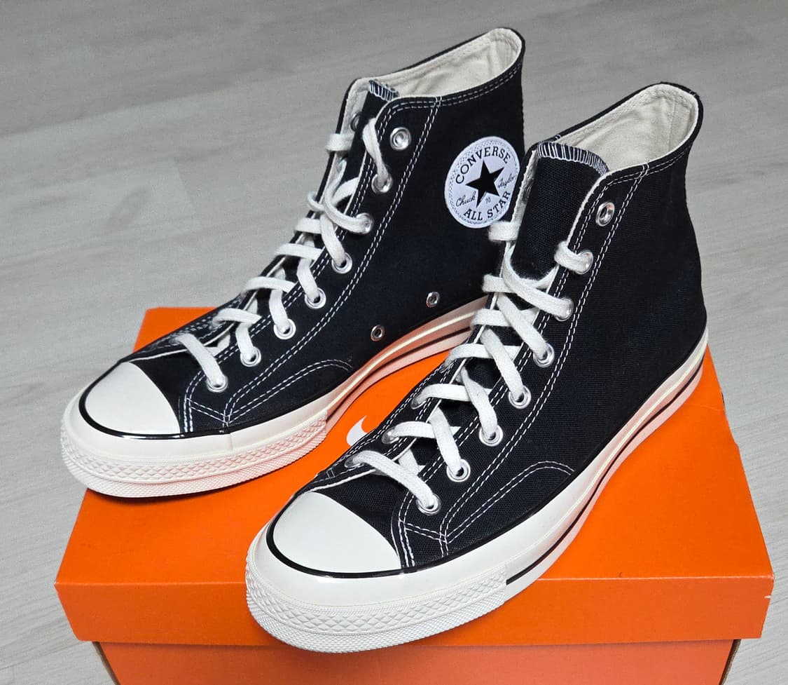 컨버스 척70 하이 블랙  상품이미지1