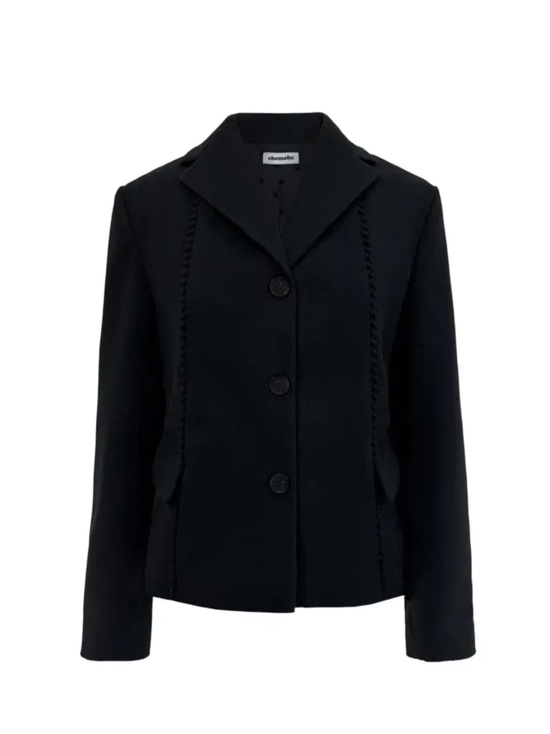 체메씨 폼 보우 자켓 블랙 2사이즈 상품이미지1