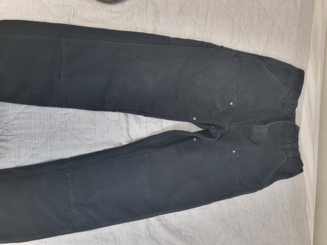 칼하트윕 더블니 자켓 블랙 30x32 상품이미지6