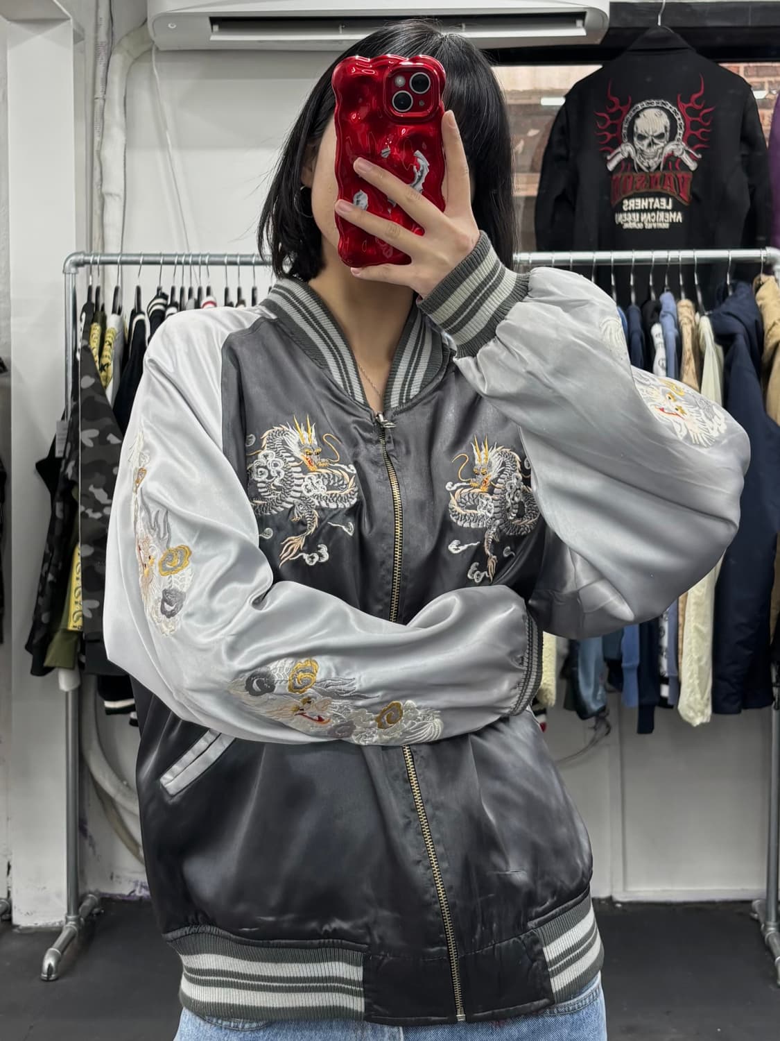 VTG 오리엔탈 리버시블 스카잔 상품이미지2