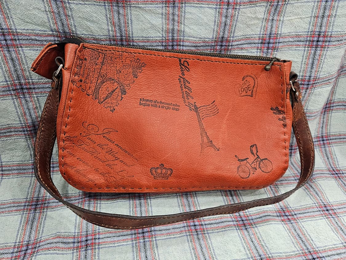 핸드메이드 가죽 숄더백 상품이미지2