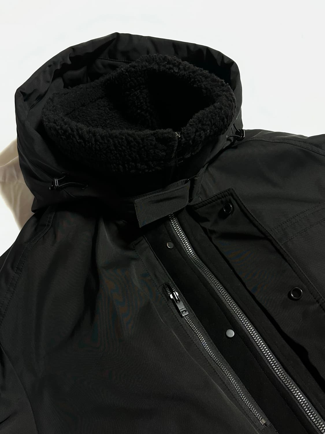 시스템 옴므 무스탕 자켓 블랙 상품이미지3