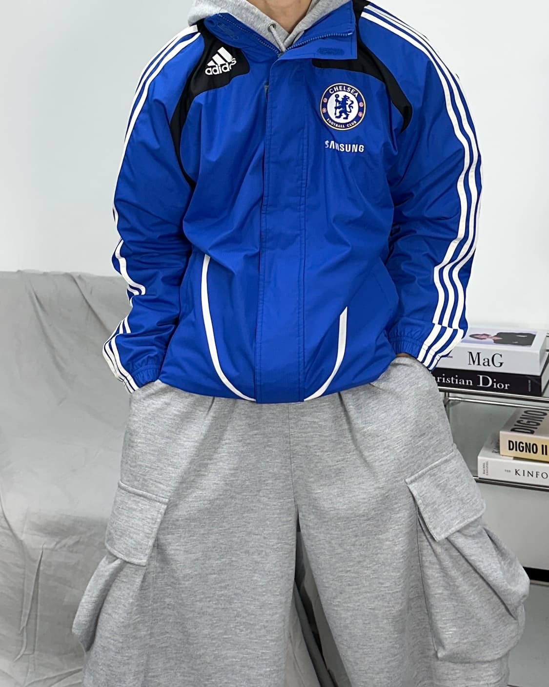 아디다스 08-09 첼시 바람막이 100 상품이미지1