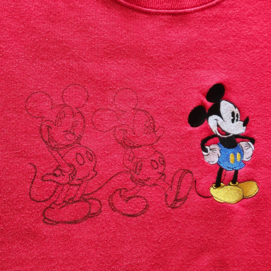 90s 미키마우스 스웻셔츠 Made in USA 상품이미지2